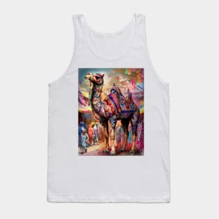 Beautiful colourful rajasthani camel Tank Top